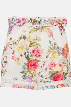 Camilla Bedruckte Shorts Sew Yesterday aus Leinen