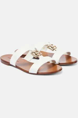 Dolce & Gabbana Sandalen DG aus Leder