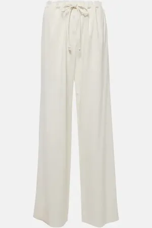 Proenza Schouler Weite Hose aus einem Leinengemisch