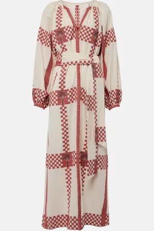JOHANNA ORTIZ Bedrucktes Maxikleid aus Baumwolle