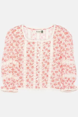 RIXO London Top Jacques aus Baumwoll-Voile