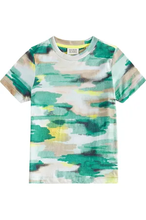 Scotch&Soda Bedrucktes T-Shirt aus Baumwolle