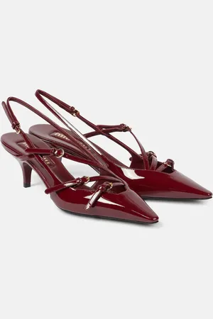Miu Miu Slingback-Pumps 55 aus Lackleder