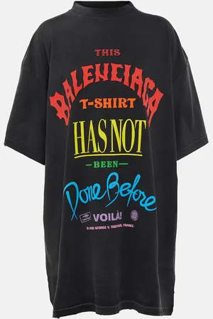 Balenciaga T-Shirt Not Been Done aus Baumwoll-Jersey