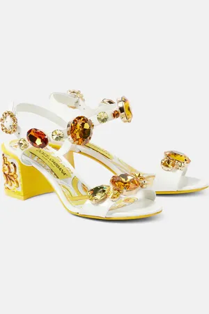 Dolce & Gabbana Verzierte Sandalen Keira aus Lackleder