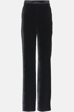 Etro Gerade Hose aus Samt