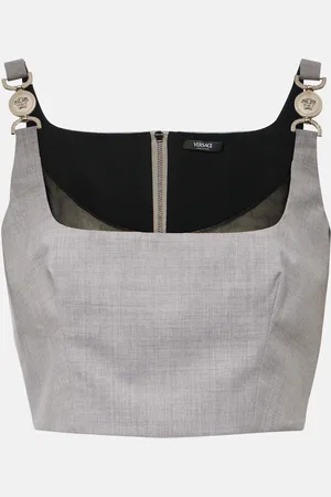 VERSACE Cropped-Top Medusa 