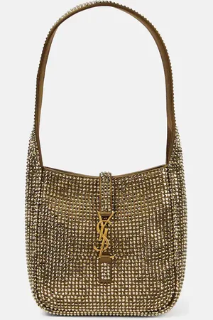 Saint Laurent Schultertasche Le 5 à 7 Mini mit Kristallen