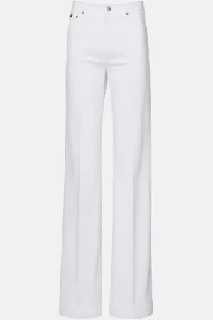 Dolce & Gabbana High-Rise Flared Jeans Capri