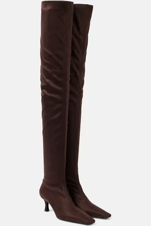 Proenza Schouler Overknee-Stiefel aus Veloursleder