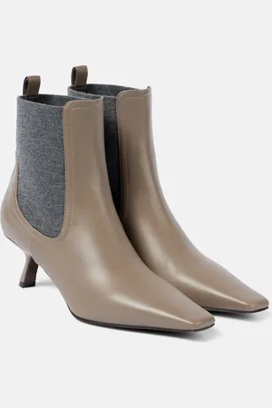Brunello Cucinelli Verzierte Chelsea Boots aus Leder