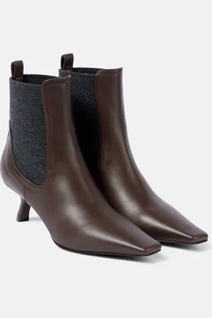 Brunello Cucinelli Verzierte Chelsea Boots aus Leder