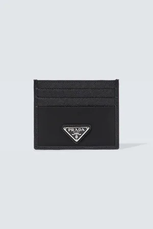 Prada Kartenetui aus Re-Nylon und Saffiano-Leder