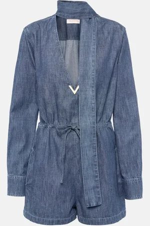 VALENTINO Playsuit VGold aus Denim