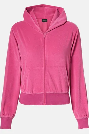 Balenciaga Verzierte Kapuzenjacke BB Motel aus Samt