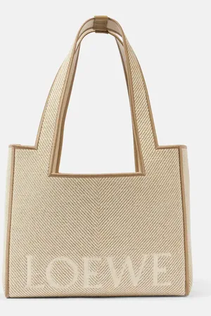 Loewe Tote Font Medium aus Canvas
