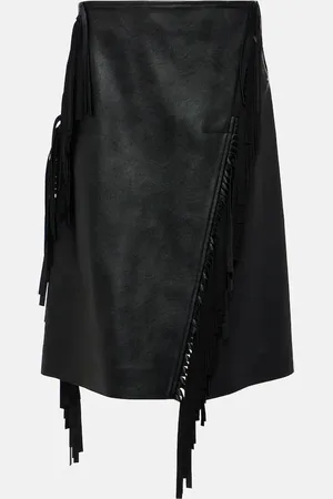 Stella McCartney Midirock Alter aus Lederimitat