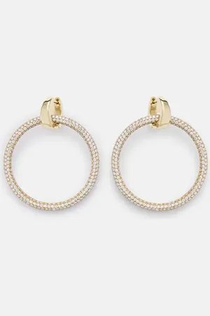 Octavia Elizabeth Ohrringe Eternal aus 18kt Gelbgold mit Diamanten