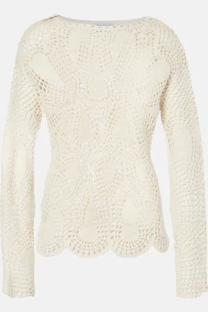 GABRIELA HEARST Top Caps aus Häkelstrick