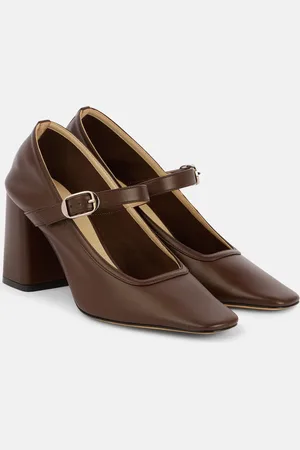 Le Monde Beryl Le Monde Béryl Mary-Jane-Pumps 80 aus Leder