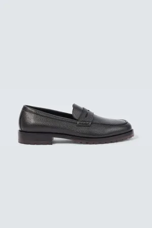 Manolo Blahnik Loafers Randy aus Leder
