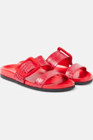 Manolo Blahnik Sandalen Mayfu aus Leder