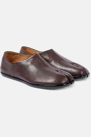 Maison Margiela Slip-Ons Tabi aus Leder