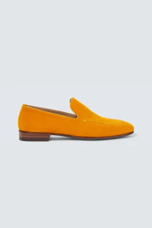 Manolo Blahnik Slip-Ons Truro aus Veloursleder
