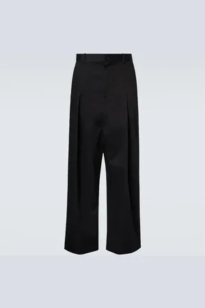 Loewe Weite Low-Rise-Hose aus Baumwolle