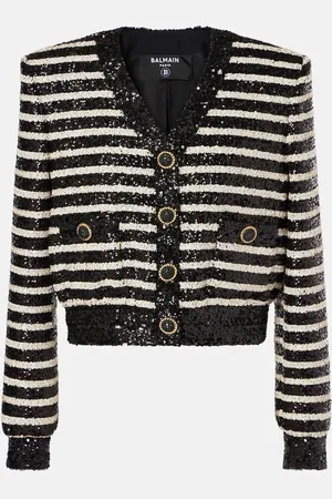 Balmain Jacke mit Pailletten