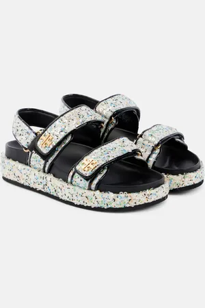 Tory Burch Sandalen Kira mit Pailletten