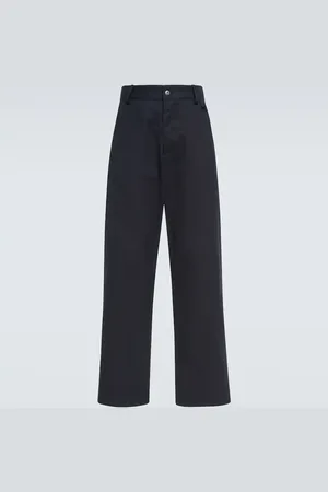 Bottega Veneta Gerade Hose aus Baumwoll-Twill