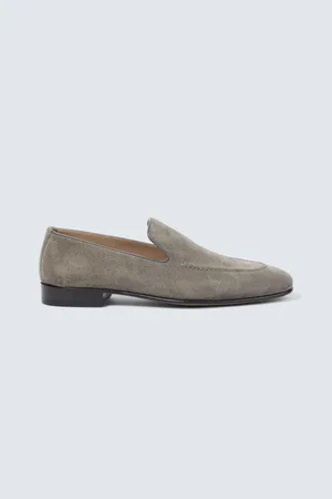Manolo Blahnik Slip-Ons Truro aus Veloursleder