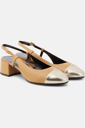 Tory Burch Slingback-Pumps aus Leder