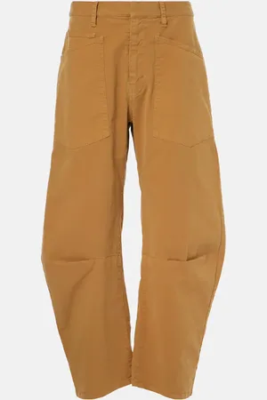 NILI LOTAN Cargohose Shon aus Baumwoll-Twill