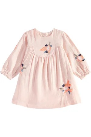 Tartine Et Chocolat Baby Besticktes Kleid aus einem Baumwollgemisch