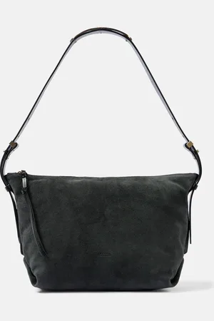 Isabel Marant Schultertasche Leyden aus Veloursleder