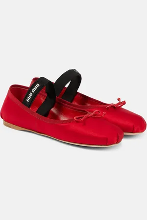 Miu Miu Ballerinas aus Satin