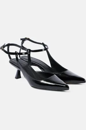Souliers Martinez Pumps Camelia aus Lackleder