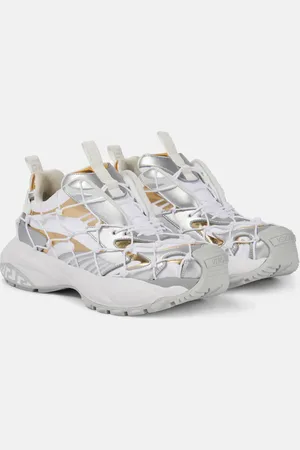 VERSACE Sneakers Mercury mit Metallic-Leder