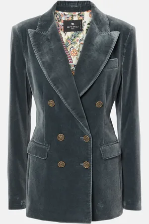Etro Blazer aus Baumwollsamt