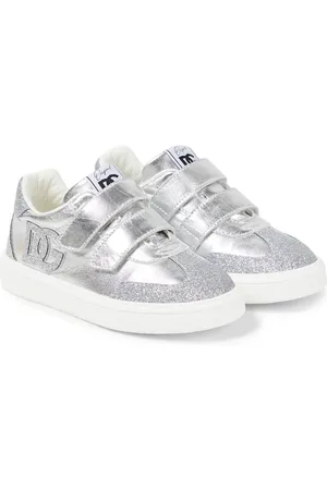 Dolce & Gabbana Sneakers DG Original aus Metallic-Leder