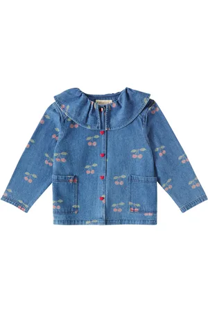 Konges Sløjd Konges Sløjd Bedruckte Bluse Magot aus Denim