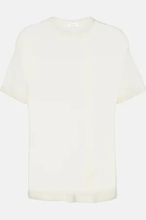 The Row T-Shirt Lila aus Kaschmir