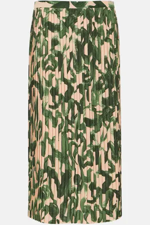DRIES VAN NOTEN Bedruckter Midirock