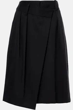 Loewe Midirock Wrap aus Baumwolle und Seide
