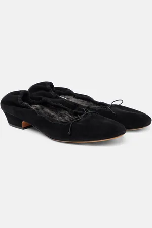 The Row Ballerinas Awar aus Veloursleder