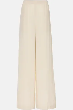 Joseph Weite High-Rise-Hose aus Seiden-Crêpe