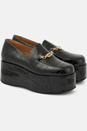 Ganni Plateau-Loafers aus Lederimitat