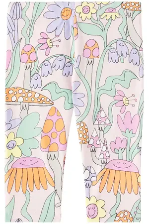 Stella McCartney Baby Bedruckte Leggings aus Baumwolle